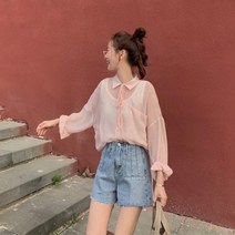 가바바 여성 청반바지 보다 더 스타일리쉬한 데일리 여름 데님 반바지 G37609