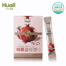 휴올 석류콜라겐 젤리스틱 프리미엄 콜라겐 2000mg, 1박스, 20g