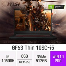 MSI 게이밍 노트북 GF시리즈 GF63 Thin 10SC-i5 [CPU i5-10th ->i5-11th 무상 업그레이드], 8GB, 512GB, 윈도우 포함, 512GB, WIN10 Pro, 코어i5″ class=”wr-img”></a></div>
</div>
</div>
</div>
<div class=