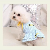 별빛 오월날 반려동물 강아지 여름 스트랩원피스, 핑크, 스트랩