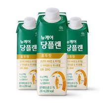 웰라이프 영양보충 뉴케어 당플랜 호두맛 200mlx30팩 1박스 (스마일팩) 고단백 간식 노인식 영양균형식 체중조절, 20set