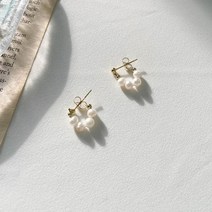 셀럽하우스 걸스 아이템 귀걸이 액세서리 진주 체인 심플