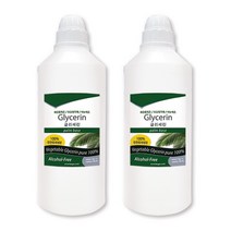 보르헤스 글리세린 총 2.6KG (1.3KG 1+1개) 묶음 유기농, 글리세린 1L 수입산(유기농) 1+1 묶음