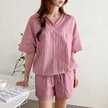 순이들 여성 나일론 쿨 반팔 반바지 트레이닝 세트