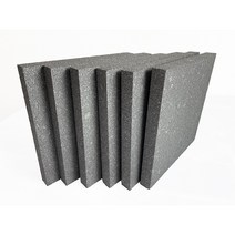 초고밀도 회색 압축 스티로폼 1호 두께 20mm 부터 600mm 까지 가로세로 900x900mm, 1개, 100mm