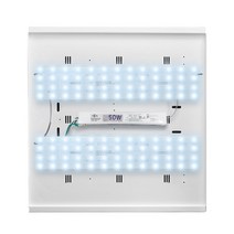 토탈LED led모듈 기판 교체 필립스 국산 LG이노텍 정품 주방욕실1등용(25W), 백색, 1개