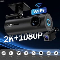 DFMEI 블랙박스 고화질 야간 투샷 4K 스마트 와이파이 연결 카메라, LF10 싱글 4K+와이파이