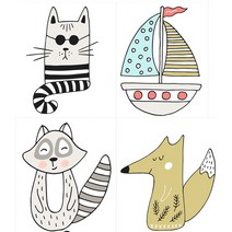 굿팡패브릭 3D전사지]5종류(98220), 12번 돛단배