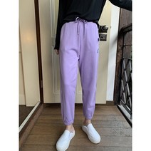 와이드 루즈핏 맨투맨 K언니 손수 무지개 색상 면 쭈글이 재료 팔색 밴딩웨스트 츄리닝바지 2667280214