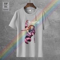 대나무단소 플라스틱 단소 Jethro Tull 티셔츠 플루트 공식 상품, 02 0004678-Gray_04 L
