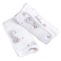 아덴아나이스 스트랩 면 모슬린 폴리에스터 충전재 팩 사파리 아가씨 코끼리 [미국 직배송], safari babes - elephant 2-pack