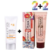 끈적임 없는 선 썬 크림 클렌징 젤 밤 머드 폼 아하, 또하는밤 매직마일드선크림 2개_고마쥐필링젤 2개