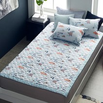 [오늘출발] 세사온라인 디노쿵 먼지없는 방수패드 슈퍼싱글 세사 세사패드 세사키즈, 민트