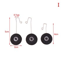 1 세트 RC 거품 손 던지는 글라이더 랜딩 기어 키트 휠 비행기 액세서리 세스나 J-11 SU27 SU57 Z51 F22 SU35 용 J-20, [09] I