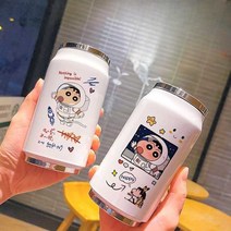 짱구는못말려 스테인리스 물병 휴대용 보온병 짱구물컵, 500ml C