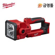 밀워키 M18 SLED-0 LED서치라이트 18V 본체 1250루멘 4가지출력모드 LED작업등 랜턴, 1개