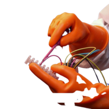 노벡스 KCs 인증 절연장갑 전기 작업 장갑 0등급 안전 천연고무 보호 전선 1000V 10호, 상세페이지 참조, 상세페이지 참조