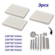 가스히터 난로 파츠 수리 고효율 가스 히터 부품 연소 세라믹 플레이트 벌집 모양 적외선 버너 교체, 08 160x60x13mm 3pcs