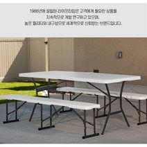 LIFETIME 접이식 테이블 다용도 컨퍼런스 전시장 전시 회의용 카페 음식점 야외 캠핑테이블 더원트홈 이케아 라이프타임