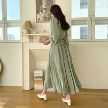 [디테일굿]코코블랑 카렌 모던플리츠원피스