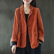 여성 춘추용 골덴 정장자켓 빈티지 데일리 코트 4컬러SFW