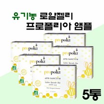 유기농 로얄제리 앰플 원액 프랑스 생 로얄젤리 프로폴리아 액상 음료 마시는 로얄제리 꿀 로열젤리 로열제리 효능 로얄리신 프로폴리스 여왕벌 먹이 [유통기한 24년 3월 1일], 100ml(10ml X 10eA)_ 5