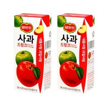 롯데칠성음료 델몬트 사과 드링크 190ml 48팩, 상세페이지 참조, 상세페이지 참조