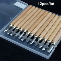 레이저커팅기 CNC 조각기 81012puge 선반 치즐 목공 도구 조각 터닝 아트 키트, 12pcs