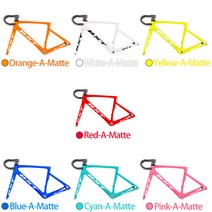 BXT 올 이너 케이블 디스크 로드 카본 프레임 풀 히든 라인 바이크 세트, Color-A-Matte, 54cm