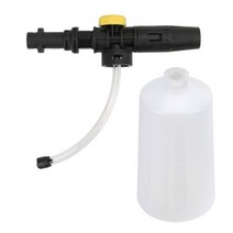 고압세척기건 750ML 폼 세척 Karcher K2 K3 K4 K5 K6 K7 스노우 클리닝 차량 용 고압 건 세척기 트럭 자동차 액세서리, Black