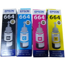 엡손 정품T664검정+T664칼라 세트 EPSON L시리즈 무한 프린터 충전 리필 잉크 T664 정품잉크, 1세트, 정품T664검정+T664칼라세트