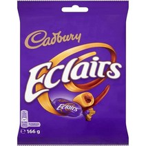 Cadbury 에클레어 클래식 초콜릿 캐드버리 영국직송 166g, 2단위