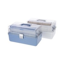 오너클랜 시스맥스 애니박스 중형 다용도 수납 정리 손잡이 함_W7FFF81, 화이트