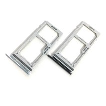 삼성 갤럭시 S10E S10 플러스 Sim 카드 리더 홀더에 대한 새로운 듀얼 싱글 트레이 홀더 슬롯 어댑터, [01] dual black