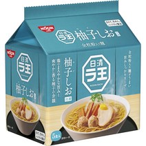 닛신 식품 닛신라 왕 유자 시오 5식 팩 (93g×5식)×6개