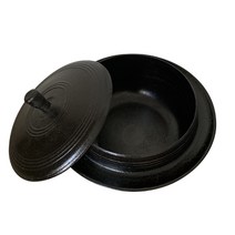 국내산 청주금속주물 길들인 무쇠솥뚜껑 무쇠삼겹살 불판 고기판 양면 프라이팬 전골 미니 무쇠팬, 03 무쇠미니솥 16cm