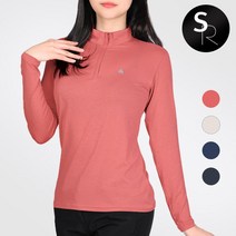 [스타일랑] 리프레쉬 여성 봄 여름 집업티 / 90~110사이즈까지 보송보송 쾌적한 빅사이즈 티셔츠 / 까칠이 원단 / 흡한속건 / 프리미엄 / 사방신축 / 등산복 / 작업복