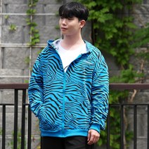 아로하스타일 남녀공용 오버핏 나염 후드집업 자켓 JK1009