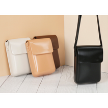 오엔시 가죽패션 휴대폰수납 가방 초등고학년 여중생 미니크로스백 4컬러