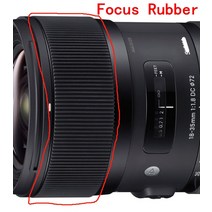 신제품 복사 18-35 아트 렌즈 초점 고무 링 + 줌 링 시그마 F1.8 DC HSM 수리 부품 유닛, 02 Bundle2