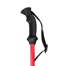 알루미늄합금 휴대용 사용 가능 야외 등산 길이조절 스키폴, T03-그린색 65-135cm-L88