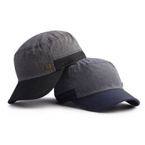 빅사이즈 바이저 배색 캡 군모 큰모자 HN912