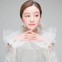 미스21 로맨틱하게 화관 셀프 웨딩 헤어밴드 머리띠 (hb890)