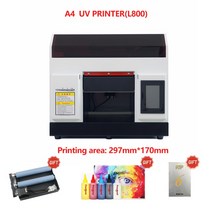UV 프린터 A3 R1390 Procolored 다기능 평판 인쇄기 A4 휴대폰 병 목재 유리 양초 프린터, 11.A4 with 250ml ink - EU 플러그