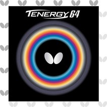 Butterfly Tenergy 64 탁구 고무 시트 - 1.7 mm 1.9 mm 또는 2.1 mm - 레드 또는 블랙 - 반전 탁구 고무 시트 1개 - 전문 탁구 고무 시트, Black