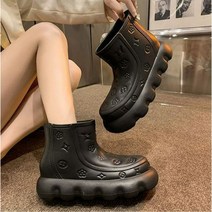 봄 여름 가을 패션장화 부드러운 데일리 초경량 미끄럼방지 여성 레인부츠