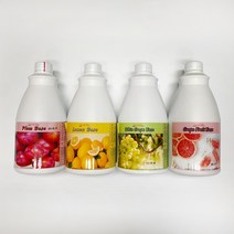 저니테일 레몬에이드용 2kg 자두맛 청포도 자몽 음료만들기 에이드만들기 카페재료, 자몽 2kg, 1개