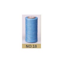1mm 150D 가죽 왁스 스레드 코드 DIY 수공예 도구 핸드 스티칭 50 미터 플랫 재봉 라인118755, NO 18
