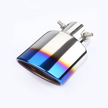 머플러팁 1Pcs 스테인레스 스틸 배기 파이프 머플러 Tailpipe 팁 기아 포르테 Cerato K3 2009-2023 후면 꼬, 03 1Pcs-tube straight