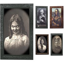 3D 호러초상화 괴물이미지 고전적 고딕양식 축하행사 보는각도에따라변화 할로윈소품 방탈출카페 파티 객실 데코 인테리어 액자포함 벽장식 포토존 꾸미기 오너먼트 이태원 (옵션28)